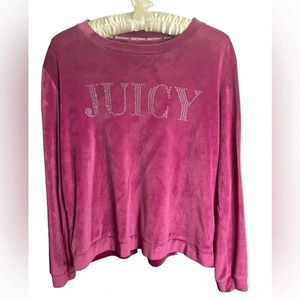 Juicy Couture Super Soft & Cozy Sleep Shirt with “JUICY” studded Logo on chest